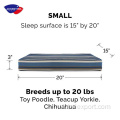 Mémoire de matelas supérieur lit pour animaux de compagnie pour les chats